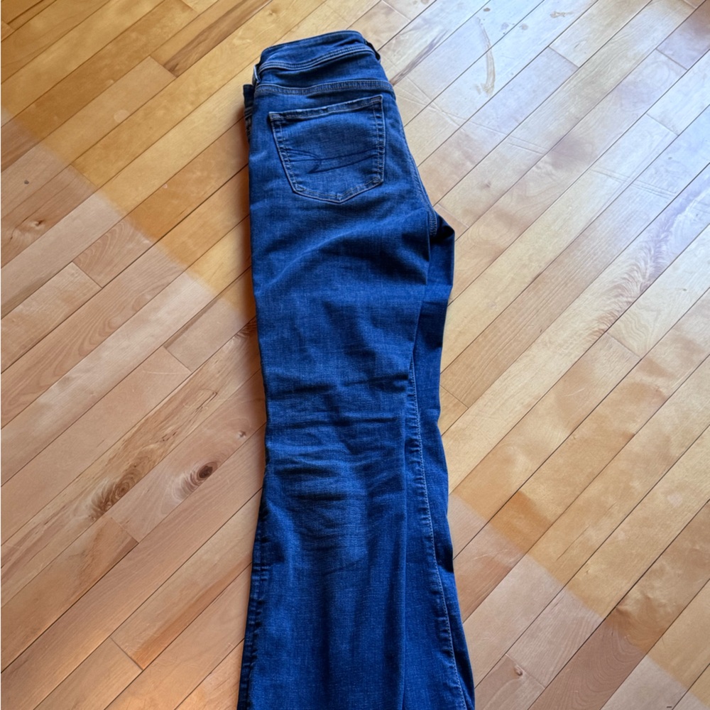 American Eagle Outfitters Flare Blue Denim Jeans